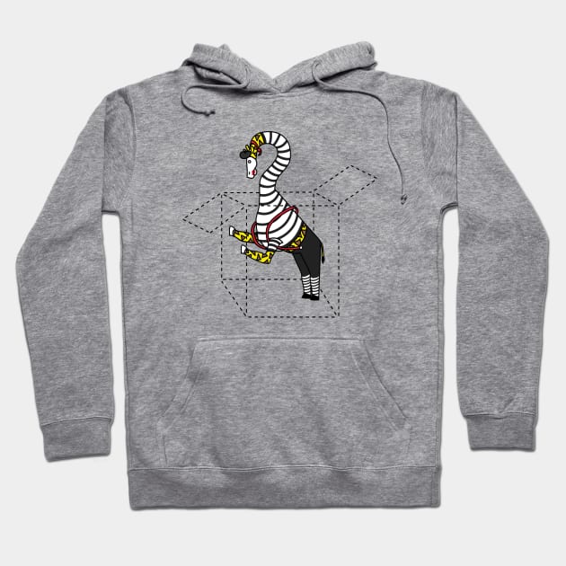 Mime Giraffe Hoodie by innrfrqncy